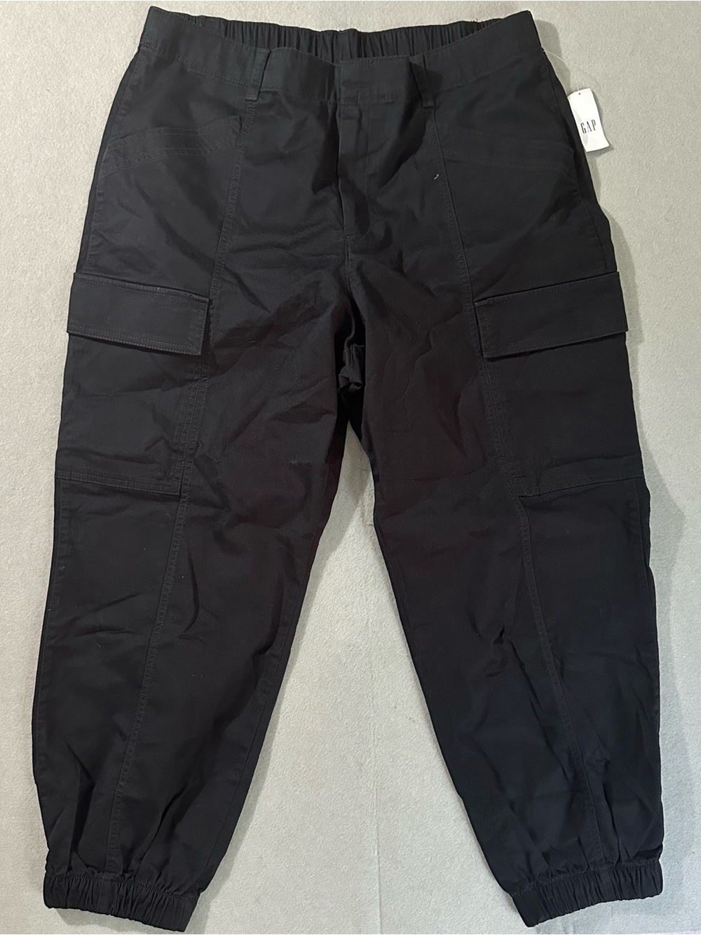 GAP Men's Black Cargo Jogger Pants XL